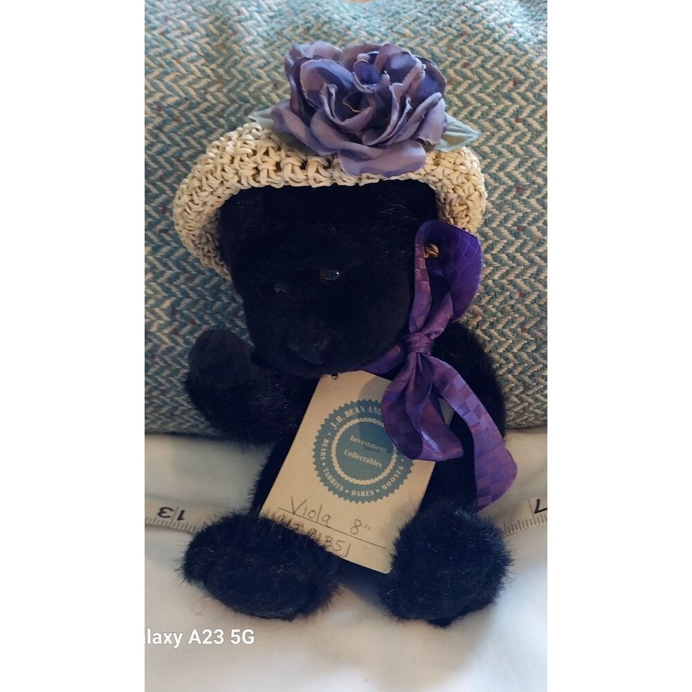 Boyds Collection Ltd. J.B. Bean Series Viola Bear 8" With Hat & Bow #91351